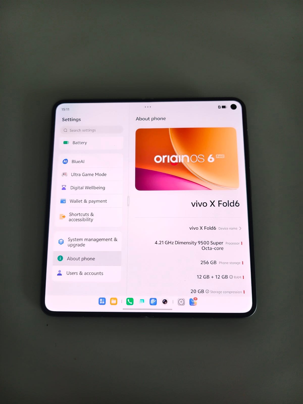 vivo X Fold6 256GB 2